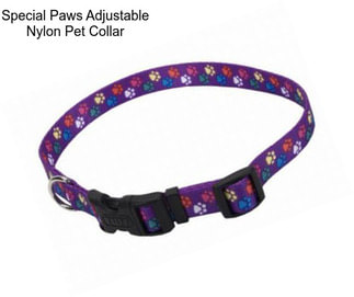 Special Paws Adjustable Nylon Pet Collar