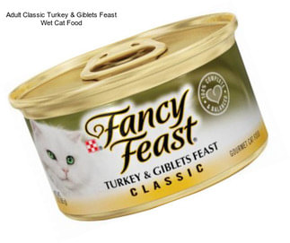 Adult Classic Turkey & Giblets Feast Wet Cat Food