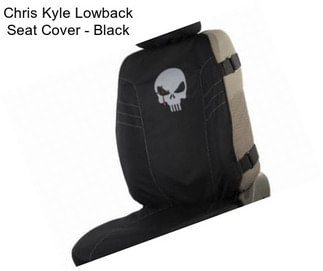 Chris Kyle Lowback Seat Cover - Black