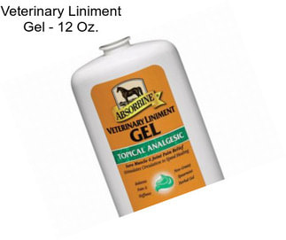 Veterinary Liniment Gel - 12 Oz.