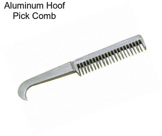 Aluminum Hoof Pick Comb