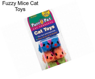 Fuzzy Mice Cat Toys