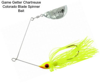 Game Getter Chartreuse Colorado Blade Spinner Bait