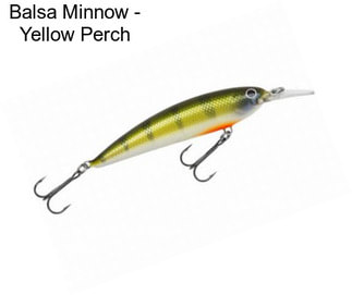 Balsa Minnow - Yellow Perch