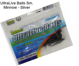 UltraLive Baits Sm. Minnow - Silver