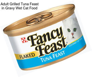 Adult Grilled Tuna Feast in Gravy Wet Cat Food
