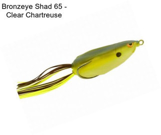 Bronzeye Shad 65 - Clear Chartreuse