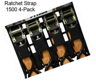 Ratchet Strap 1500 4-Pack