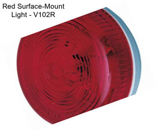 Red Surface-Mount Light - V102R