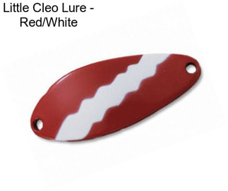 Little Cleo Lure - Red/White