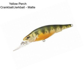 Yellow Perch Crankbait/Jerkbait - Matte