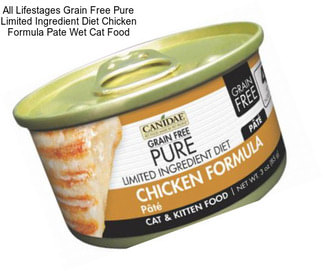 All Lifestages Grain Free Pure Limited Ingredient Diet Chicken Formula Pate Wet Cat Food