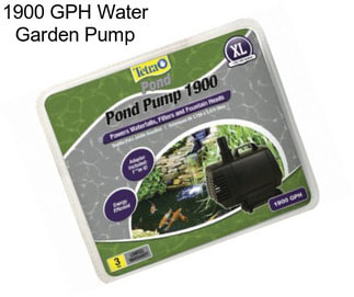 1900 GPH Water Garden Pump