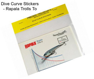 Dive Curve Stickers - Rapala Trolls To