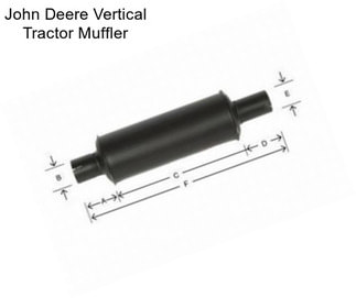 John Deere Vertical Tractor Muffler