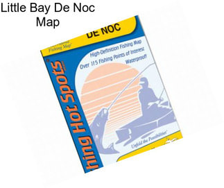 Little Bay De Noc Map