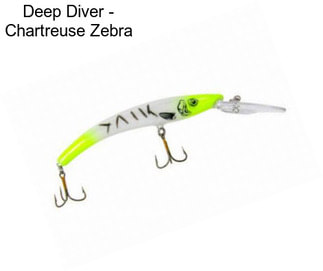 Deep Diver - Chartreuse Zebra