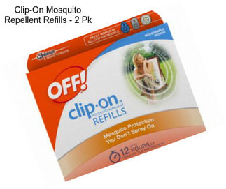 Clip-On Mosquito Repellent Refills - 2 Pk