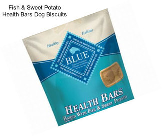 Fish & Sweet Potato Health Bars Dog Biscuits