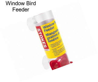 Window Bird Feeder