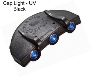 Cap Light - UV Black