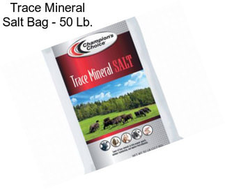 Trace Mineral Salt Bag - 50 Lb.