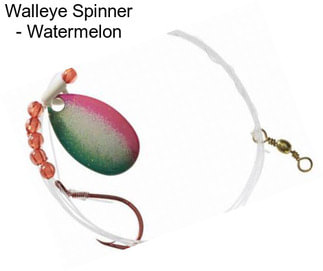 Walleye Spinner - Watermelon