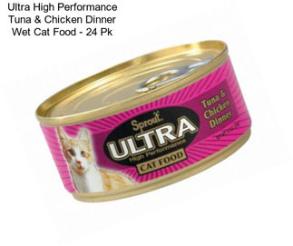 Ultra High Performance Tuna & Chicken Dinner Wet Cat Food - 24 Pk