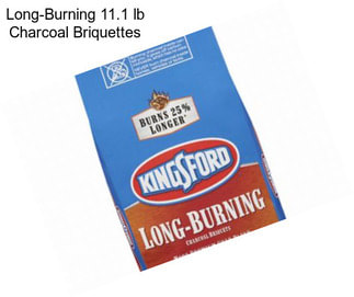 Long-Burning 11.1 lb Charcoal Briquettes
