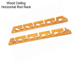 Wood Ceiling Horizontal Rod Rack