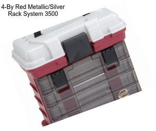 4-By Red Metallic/Silver Rack System 3500