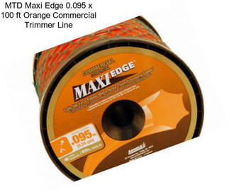 MTD Maxi Edge 0.095 x 100 ft Orange Commercial Trimmer Line