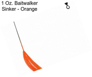 1 Oz. Baitwalker Sinker - Orange