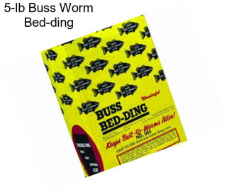 5-lb Buss Worm Bed-ding