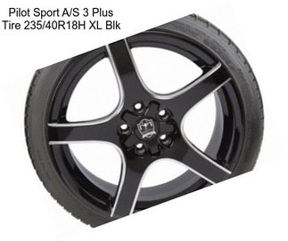 Pilot Sport A/S 3 Plus Tire 235/40R18H XL Blk