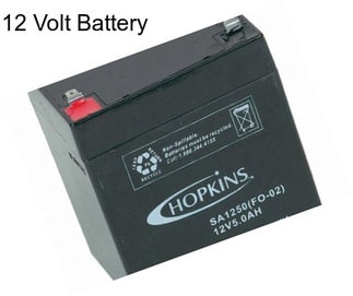 12 Volt Battery