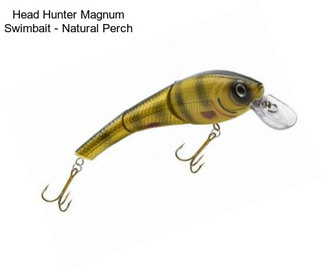 Head Hunter Magnum Swimbait - Natural Perch