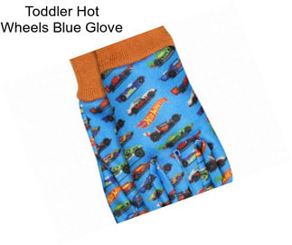 Toddler Hot Wheels Blue Glove