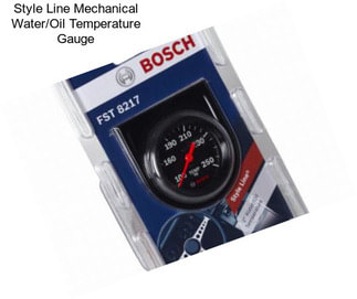 Style Line Mechanical Water/Oil Temperature Gauge