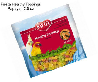 Fiesta Healthy Toppings Papaya - 2.5 oz