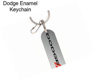 Dodge Enamel Keychain