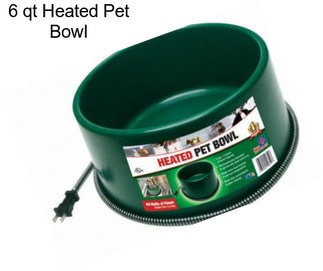 6 qt Heated Pet Bowl