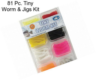 81 Pc. Tiny Worm & Jigs Kit