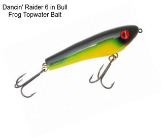 Dancin\' Raider 6 in Bull Frog Topwater Bait