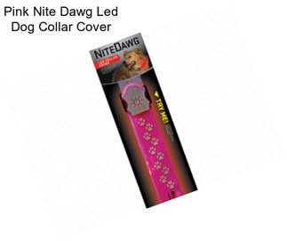 Pink Nite Dawg Led Dog Collar Cover