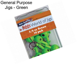 General Purpose Jigs - Green