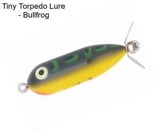 Tiny Torpedo Lure - Bullfrog