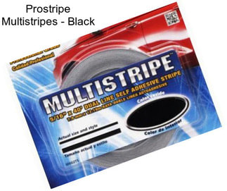 Prostripe Multistripes - Black