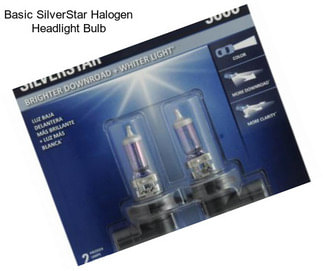 Basic SilverStar Halogen Headlight Bulb