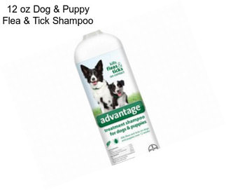 12 oz Dog & Puppy Flea & Tick Shampoo